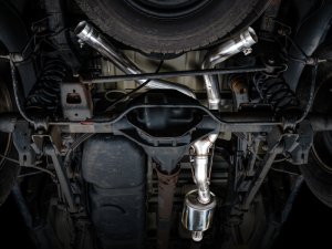 RAM 1500 Performance Exhaust - Dual Rear Exit - AWE Tuning - 0FG Cat Back - Chrome Silver - `09-`18